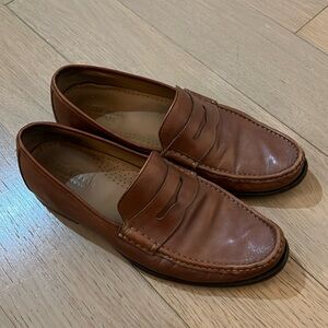 Cole Haan Brown Leather Penny Loafers